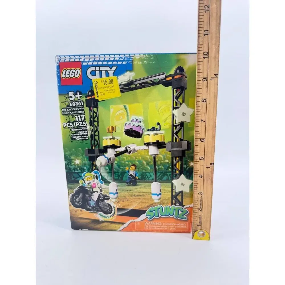 LEGO City Stuntz 60341 The Knockdown Stunt Challenge 117PCS New